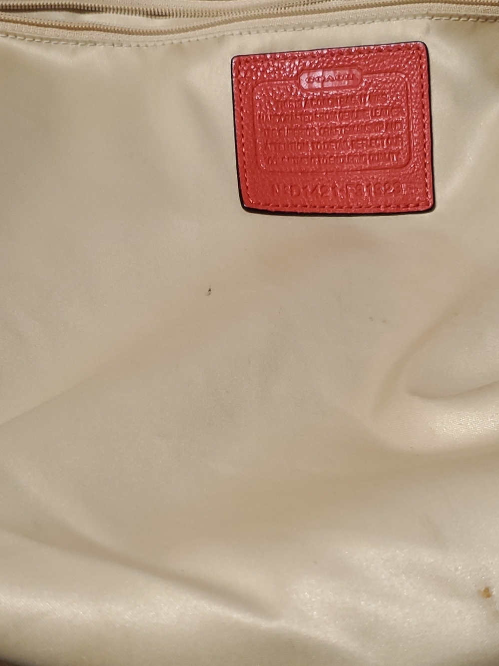 Authentic Coach Women's Pebbled Leather Hobo Bag - 2 Way Crossbody - Picture 16 of 16